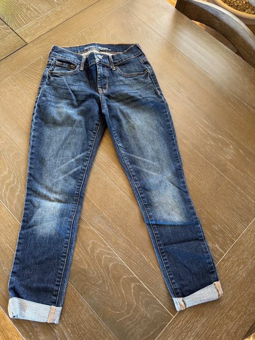 Old Navy Dark Blue Jeans Original Mid-Rise Size 00